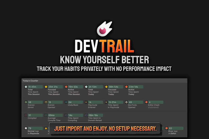 Unity开发者统计辅助插件Developer Statistics Made Easy v1.7.1b