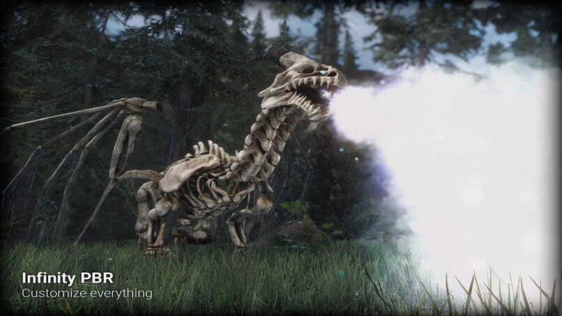 Unity Dragon Skeleton – Fantasy RPG v4.3.2奇幻RPG骨龙角色资源