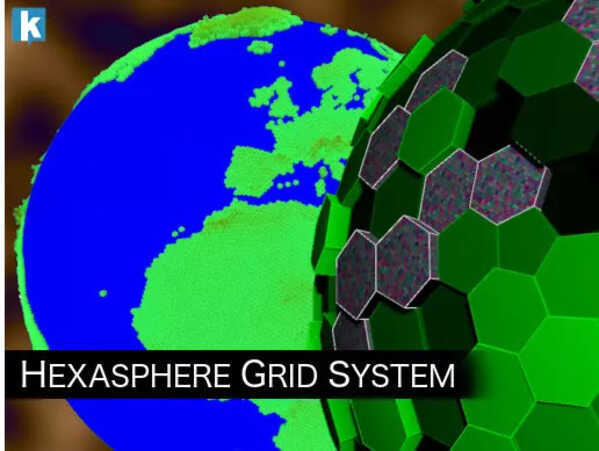 Unity Hexasphere Grid System v6.6.2六边球面网格系统