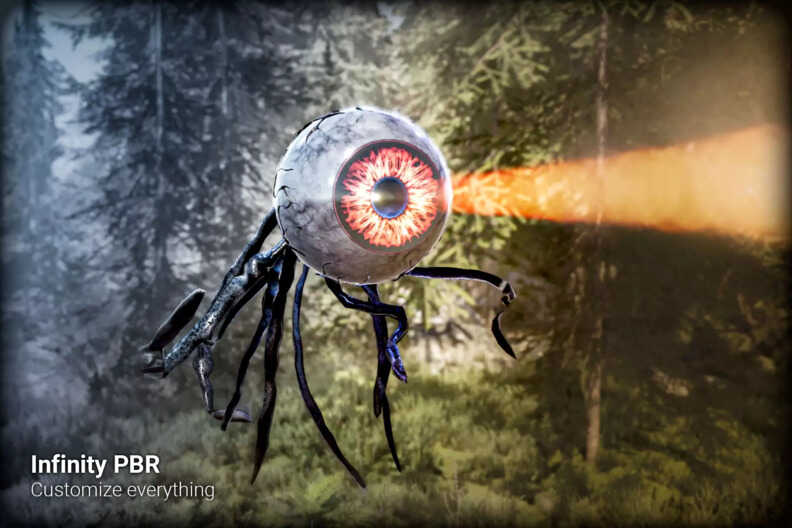 Unity 奇幻飞眼怪物角色包 Flying Eye Character Pack – Fantasy RPG v4.3.2