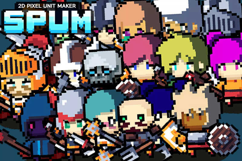 Unity 2D像素角色生成工具2D Pixel Unit Maker – SPUM v1.8.8