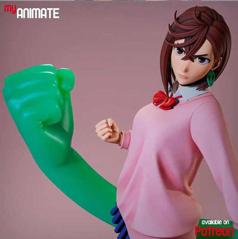 当哒当绫濑桃 Momo Ayase 角色雕刻手办3D打印模型