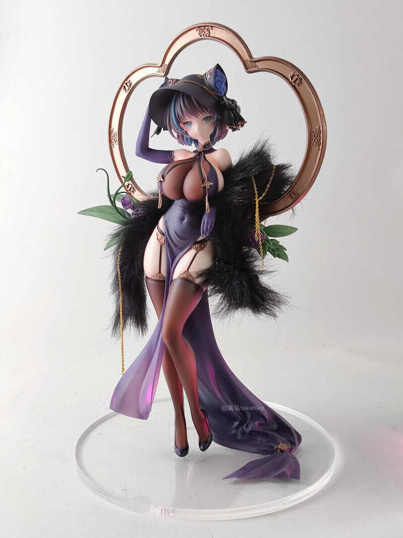 碧蓝航线柴郡Cheshire舰娘角色雕刻手办3D打印STL模型